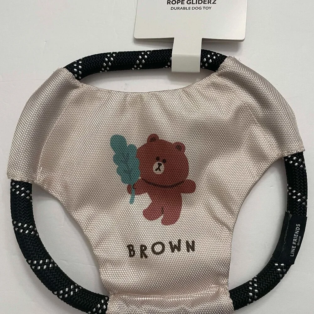 Zippy Paws Line Friends Rope Gliderz – BROWN NWT